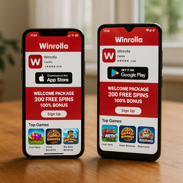 Winrolla Casino App - Progressive Web App für iOS und Android